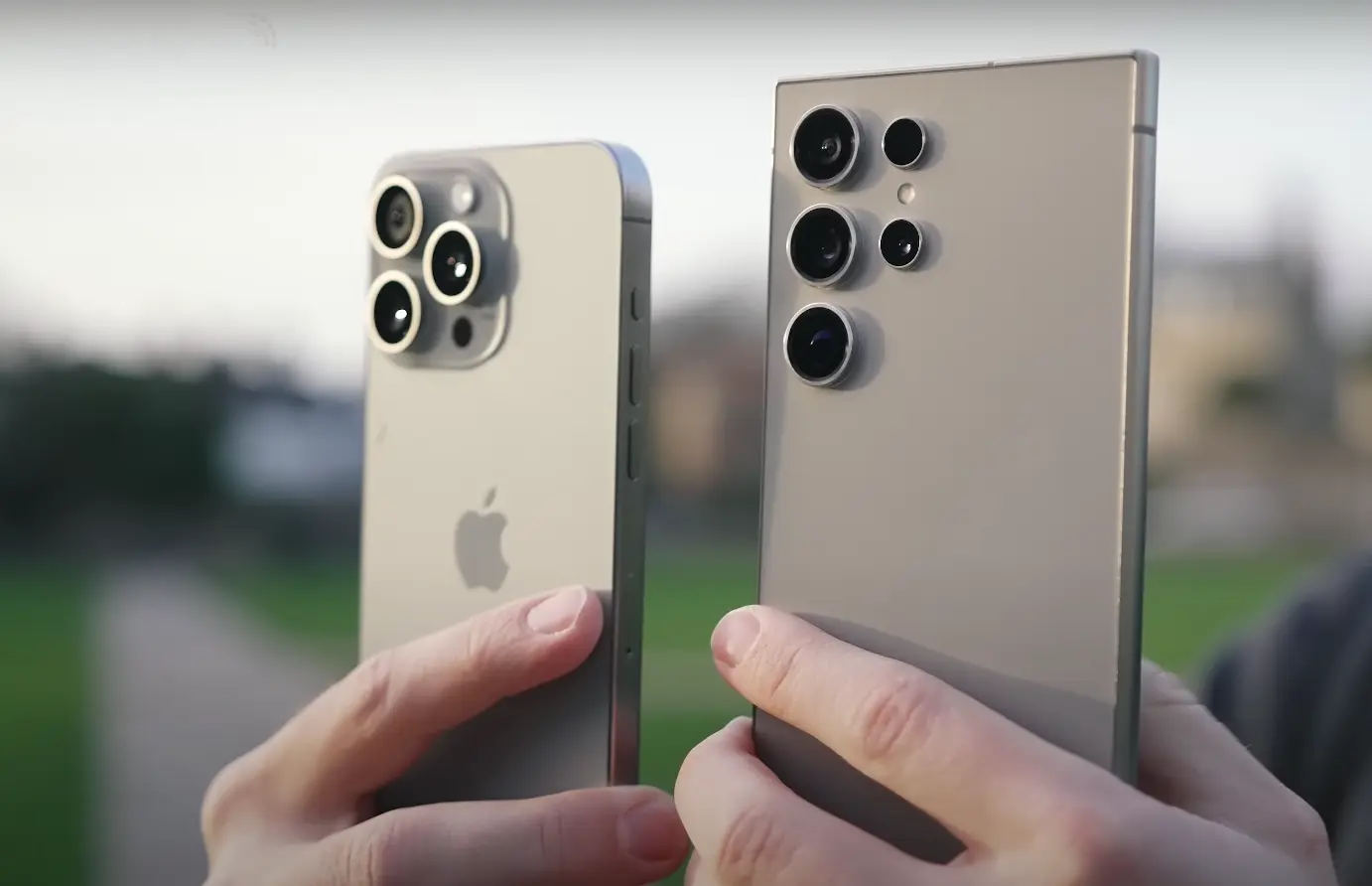 Samsung Galaxy S24 Ultra vs Apple iPhone 15 Pro Max Featured Image