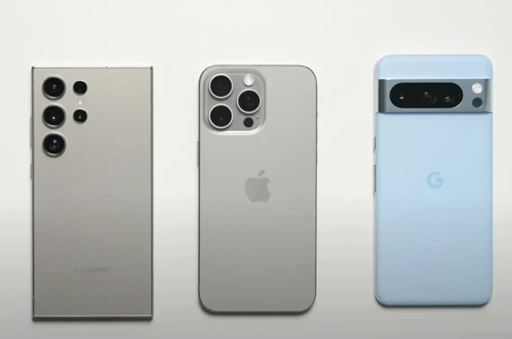 Samsung Galaxy S24 Ultra vs Google Pixel 8 Pro vs Apple iPhone 15 Pro Max Image 5